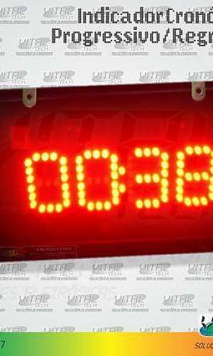 Cronometro de parede digital com controle remoto Cronometro de parede digital com controle remoto