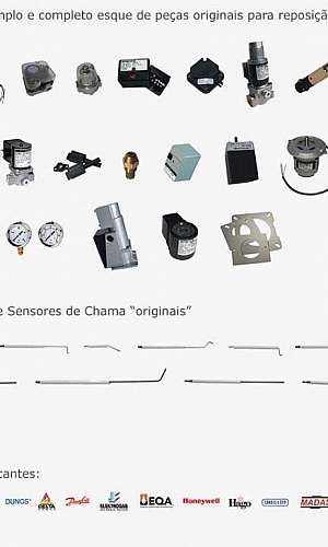 Eletrodos de ignição Eletrodos de ignição
