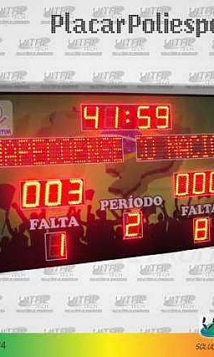 Placar eletrônico poliesportivo preço Placar eletrônico poliesportivo preço