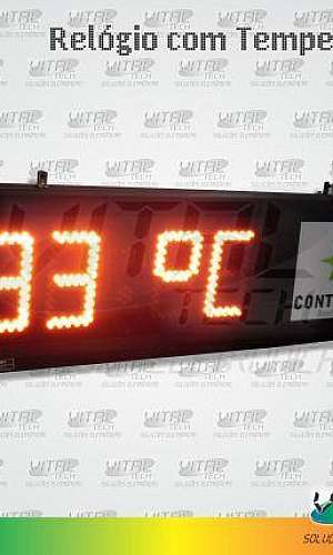 Relogio Eletrônico com temperatura Relogio Eletrônico com temperatura