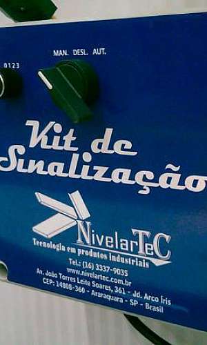 Semáforo sinalizador de LED para doca Semáforo sinalizador de LED para doca