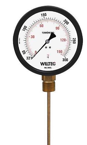 Termômetro bimetálico industrial Termômetro bimetálico industrial